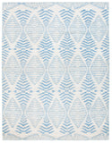 Kenya 175 Hand Knotted 80% Wool, 20% Cotton Rug Light Blue / Ivory 80% Wool, 20% Cotton KNY175L-8