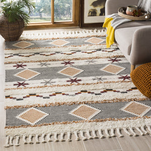 Safavieh Kenya 904 Hand Knotted 80% Wool/20% Cotton Rug KNY904A-7SQ