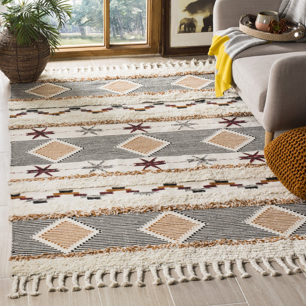 Safavieh Kenya 904 Hand Knotted 80% Wool/20% Cotton Rug KNY904A-7SQ