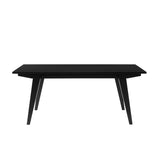 Walker Edison Kochi Scandinavian/Japandi 43" Minimalist Coffee Table KOCL1KBLVS