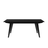 Walker Edison Kochi Scandinavian/Japandi 43" Minimalist Coffee Table KOCL1KBLVS