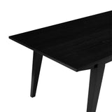 Walker Edison Kochi Scandinavian/Japandi 43" Minimalist Coffee Table KOCL1KBLVS