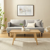 Walker Edison Kochi Scandinavian/Japandi 43" Minimalist Coffee Table KOCL1KEAVS