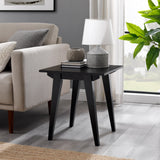 Walker Edison Kochi Scandinavian/Japandi Minimalist Side Table KOCL8KBLVS