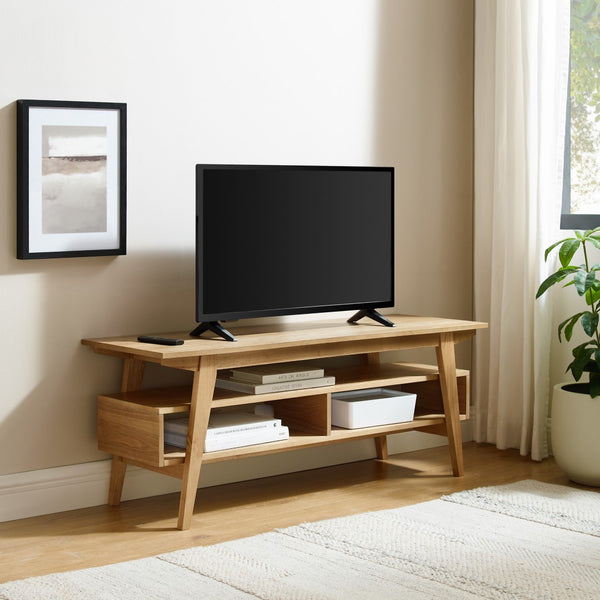 Walker Edison Kochi Scandinavian/Japandi 47" Japandi TV Stand KOCM9EEAVS