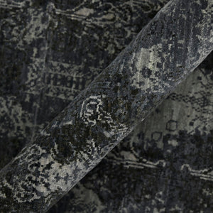 AMER Rugs Kohinoor KOH-11 Hand-Knotted Geometric Transitional Area Rug Blue/Brown 10' x 14'