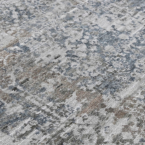 AMER Rugs Kohinoor KOH-7 Hand-Knotted Abstract Transitional Area Rug Gray 10' x 14'