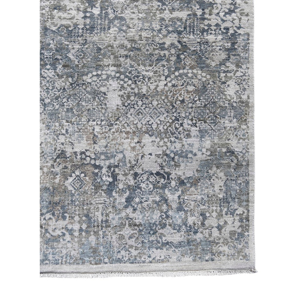 AMER Rugs Kohinoor KOH-7 Hand-Knotted Abstract Transitional Area Rug Gray 10' x 14'