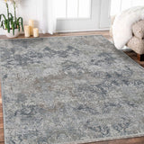 AMER Rugs Kohinoor KOH-7 Hand-Knotted Abstract Transitional Area Rug Gray 10' x 14'