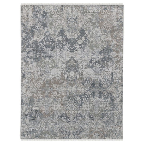 AMER Rugs Kohinoor KOH-7 Hand-Knotted Abstract Transitional Area Rug Gray 10' x 14'