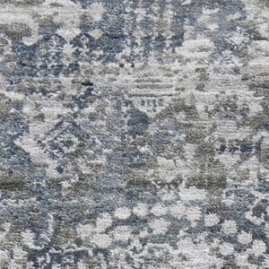 AMER Rugs Kohinoor KOH-7 Hand-Knotted Abstract Transitional Area Rug Gray 10' x 14'