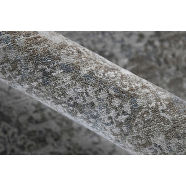 AMER Rugs Kohinoor KOH-7 Hand-Knotted Abstract Transitional Area Rug Gray 10' x 14'