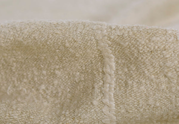 Momeni Pure Salt Koukila KOK-1 Hand Woven Indoor Area Rug Ivory 2'6" x 8' Runner KOUKIKOK-1IVY2680