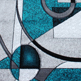 English Elm EE2137 Contemporary Geometric Rug Turquoise EEV-15126