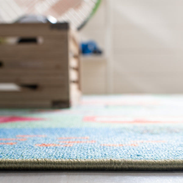Safavieh Kids Playhouse 200 Power Loomed Polyamide Kids Rug KPH200Y-8