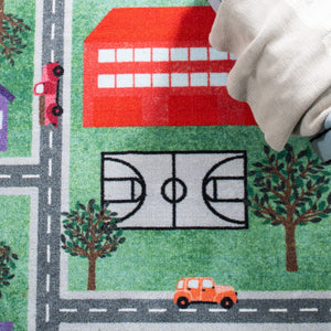 Safavieh Kids Playhouse 200 Power Loomed Polyamide Kids Rug KPH200Y-8