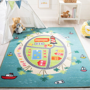 Safavieh Kids Playhouse 202 Power Loomed Polyamide Kids Rug KPH202M-8