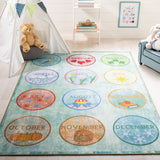 Safavieh Kids Playhouse 256 Power Loomed Polyamide Kids Rug KPH256Y-8