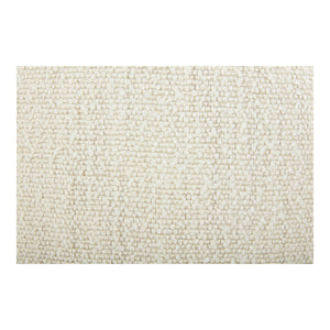 Moe's Home Barrow Rolling Dining Chair Performance Fabric White Mist KQ-1024-18