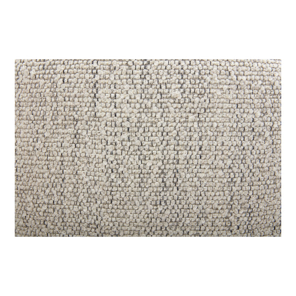 Moe's Home Barrow Rolling Dining Chair Performance Fabric Grey Storm KQ-1024-39