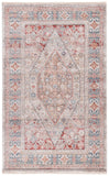 Kenitra 600 Kenitra 662 Traditional Power Loomed Polyester Space Dyed Rug Grey / Blue