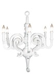 Shatana Home Kristina Chandelier Small White