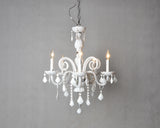 Shatana Home Krystal Chandelier White