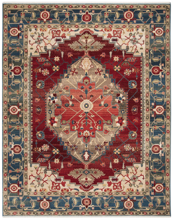 Safavieh Kashan 306 Power Loomed Polypropylene Pile Traditional Rug KSN306M-3
