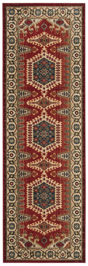 Safavieh Kashan 308 Power Loomed Polypropylene Pile Traditional Rug KSN308Q-3