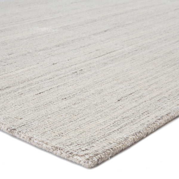 Jaipur Living Kelle Handmade Stripe Gray/ White Area Rug (9'X13')