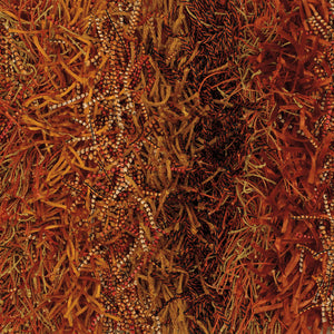 Chandra Rugs Kubu 100% Polyester Hand-Woven Contemporary Rug Red/Orange/Brown 9' x 13'