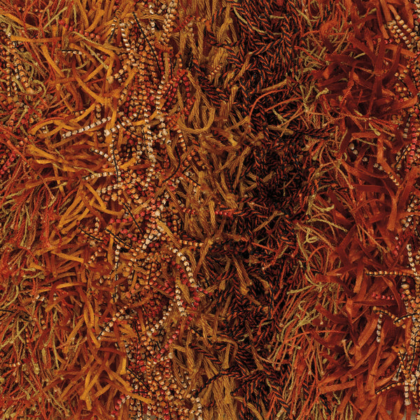 Chandra Rugs Kubu 100% Polyester Hand-Woven Contemporary Rug Red/Orange/Brown 9' x 13'