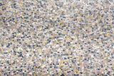 Kyra Mosaic Abstract Rug, Gray/Gold/Blue, 9ft x 12ft - 7in Area Rug