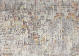 Kyra Distressed Abstract Rug, Gray/Ivory/Gold, 9ft x 12ft - 7in Area Rug