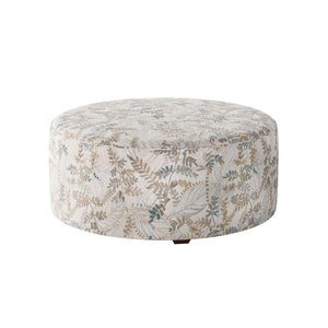 Fusion 140-C Transitional Cocktail Ottoman 140-C Fetty Citrus 39" Round Cocktail Ottoman
