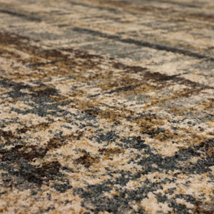 Karastan Rugs Kaleidoscopic Denim 9' 6" x 12' 11" Area Rug