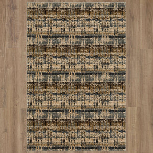 Karastan Rugs Kaleidoscopic Denim 9' 6" x 12' 11" Area Rug