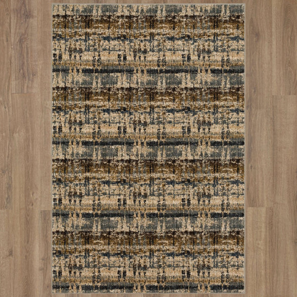 Karastan Rugs Kaleidoscopic Denim 9' 6" x 12' 11" Area Rug
