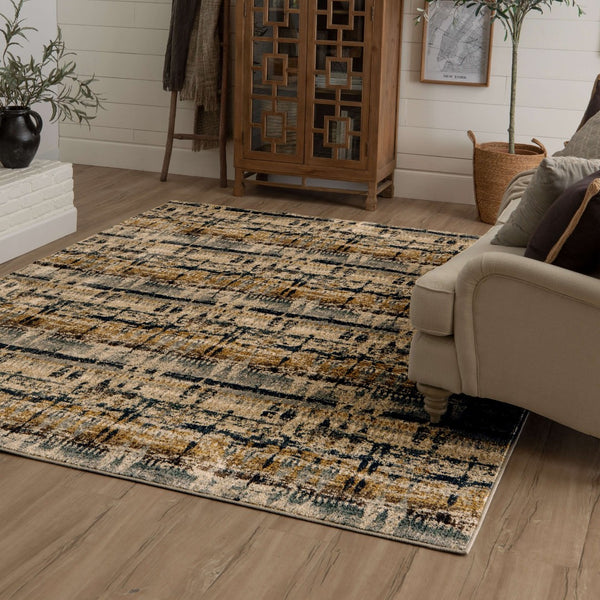 Karastan Rugs Kaleidoscopic Denim 8' x 11' Area Rug
