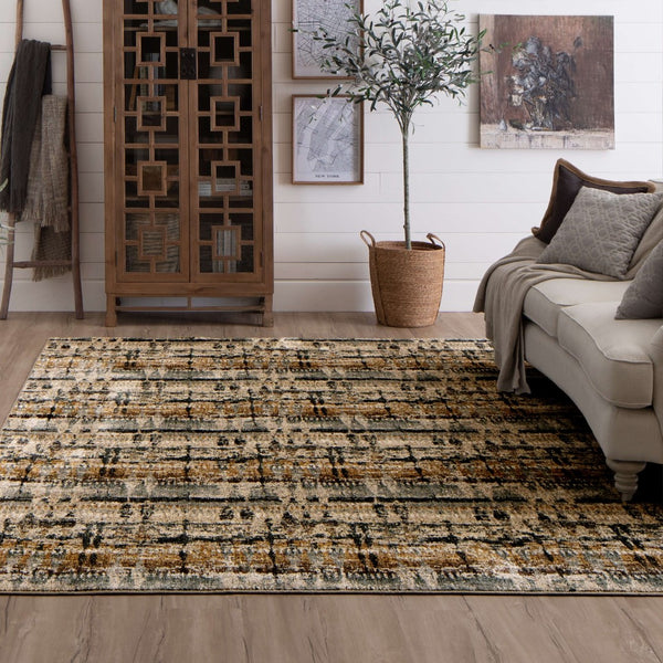 Karastan Rugs Kaleidoscopic Denim 8' x 11' Area Rug