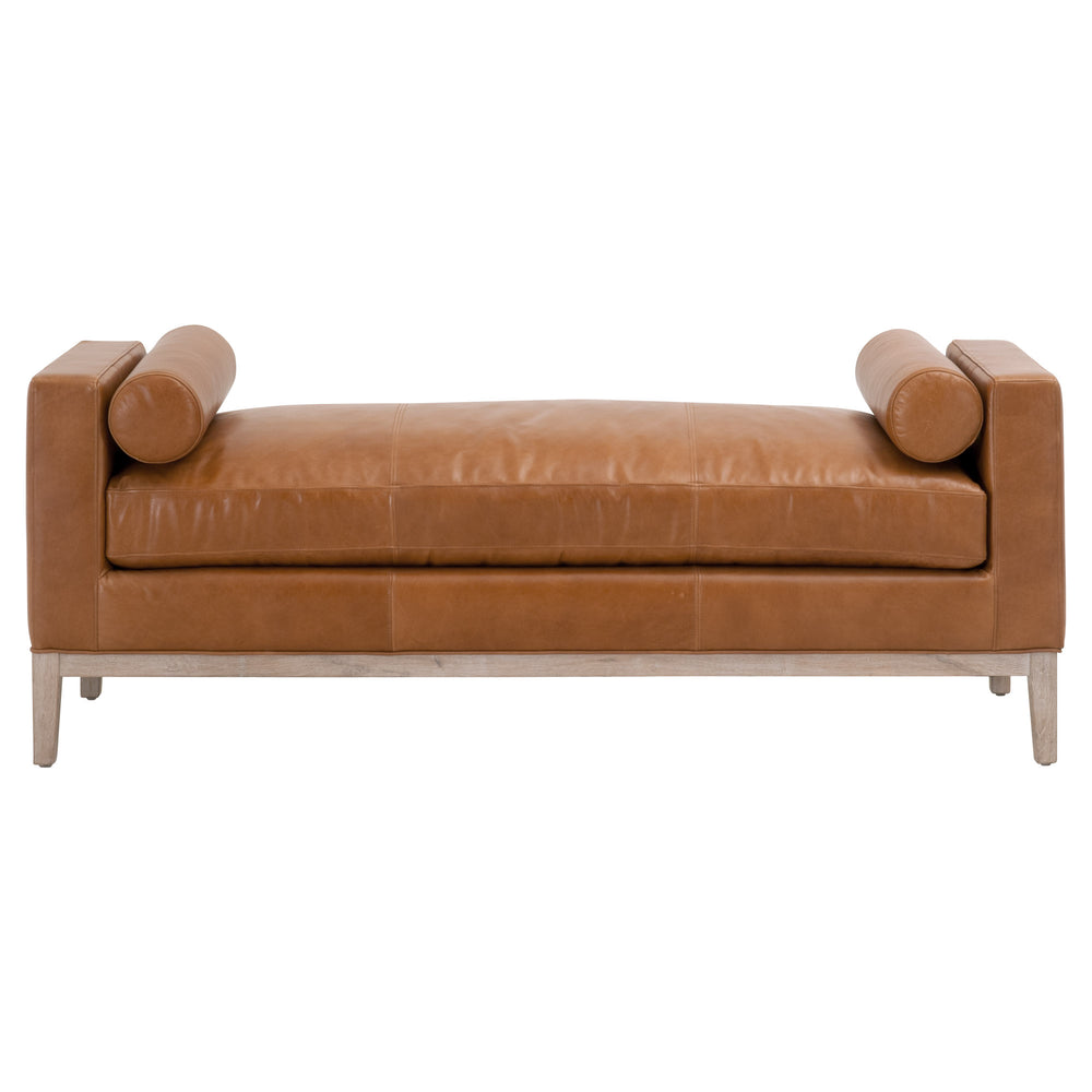 Essentials for Living Stitch & Hand - Dining & Bedroom Keaton Upholstered Bench 6700.WHBRN/NG
