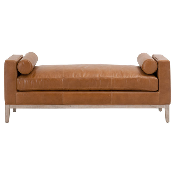Essentials for Living Stitch & Hand - Dining & Bedroom Keaton Upholstered Bench 6700.WHBRN/NG