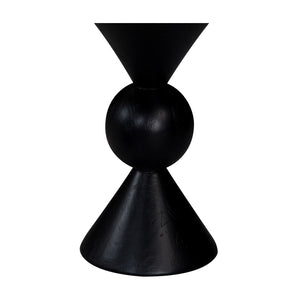 Union Home Kebab Console Table Charcoal Oil Finish Plantation Grown Hardwood