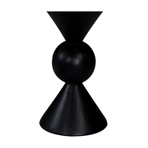 Union Home Kebab Console Table Charcoal Oil Finish Plantation Grown Hardwood