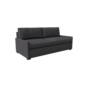 Nativa Interiors Kimpton Solid + Manufactured Wood / Revolution Performance Fabrics® Commercial Grade Sofa Charcoal 79.00"W x 39.00"D x 34.00"H
