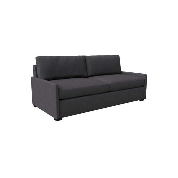 Nativa Interiors Kimpton Solid + Manufactured Wood / Revolution Performance Fabrics® Commercial Grade Sofa Charcoal 79.00"W x 39.00"D x 34.00"H
