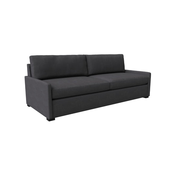 Nativa Interiors Kimpton Sofa Deep Plush Solid + Manufactured Wood / Revolution Performance Fabrics® Commercial Grade Deep Plush Wide Sofa Charcoal 91.00"W x 44.00"D x 34.00"H