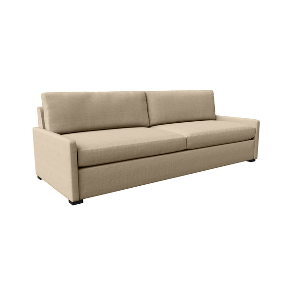 Nativa Interiors Kimpton Sofa Solid + Manufactured Wood / Revolution Performance Fabrics® Commercial Grade Extra Wide Sofa Flax 101.00"W x 39.00"D x 34.00"H
