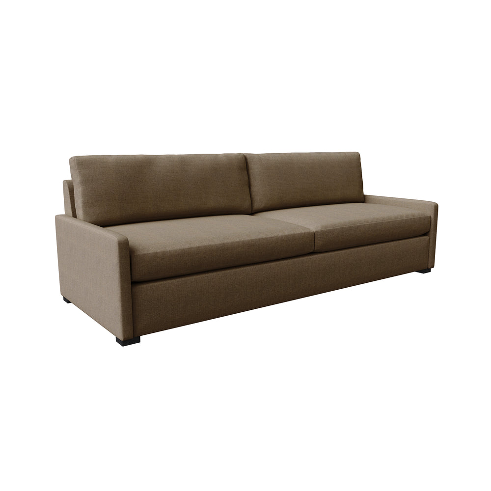 Nativa Interiors Kimpton Sofa Solid + Manufactured Wood / Revolution Performance Fabrics® Commercial Grade Extra Wide Sofa Brown 101.00"W x 39.00"D x 34.00"H