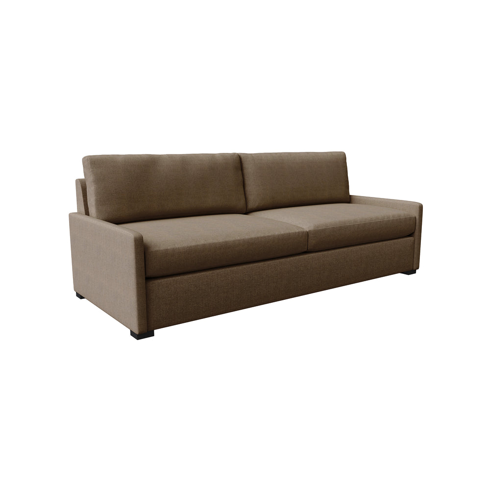 Nativa Interiors Kimpton Sofa Deep Plush Solid + Manufactured Wood / Revolution Performance Fabrics® Commercial Grade Deep Plush Wide Sofa Brown 91.00"W x 44.00"D x 34.00"H